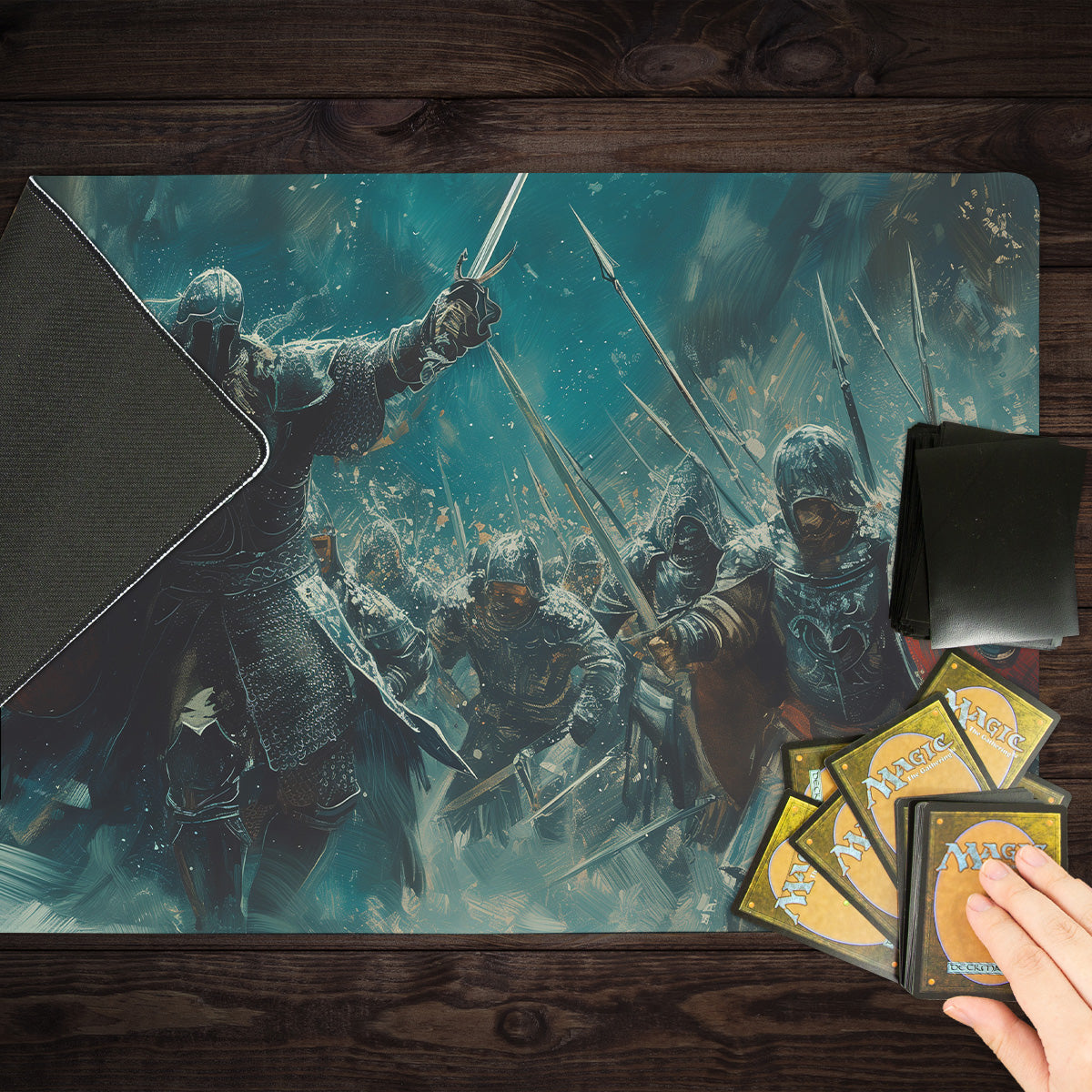 Undead Vikings Playmat - Premium Playmat from Inked Gaming - Just $34.99! Shop now at Game Crave Tournament Store