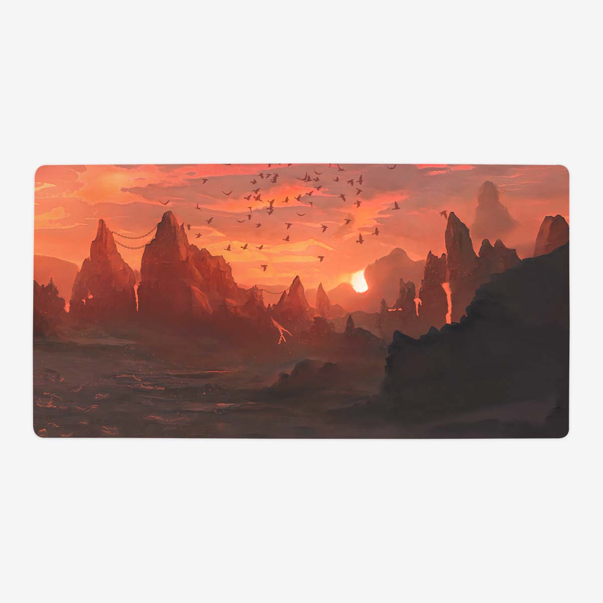 Volcanic Canyon Playmat - Premium Playmat from Inked Gaming - Just $34.99! Shop now at Game Crave Tournament Store