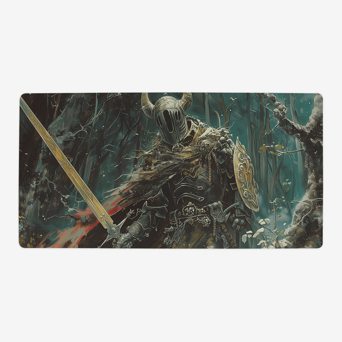 Warrior Wraith Playmat - Premium Playmat from Inked Gaming - Just $34.99! Shop now at Game Crave Tournament Store
