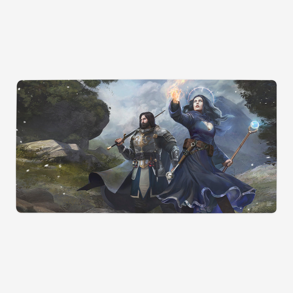 The Wanderers Playmat - Premium Playmat from Inked Gaming - Just $34.99! Shop now at Game Crave Tournament Store