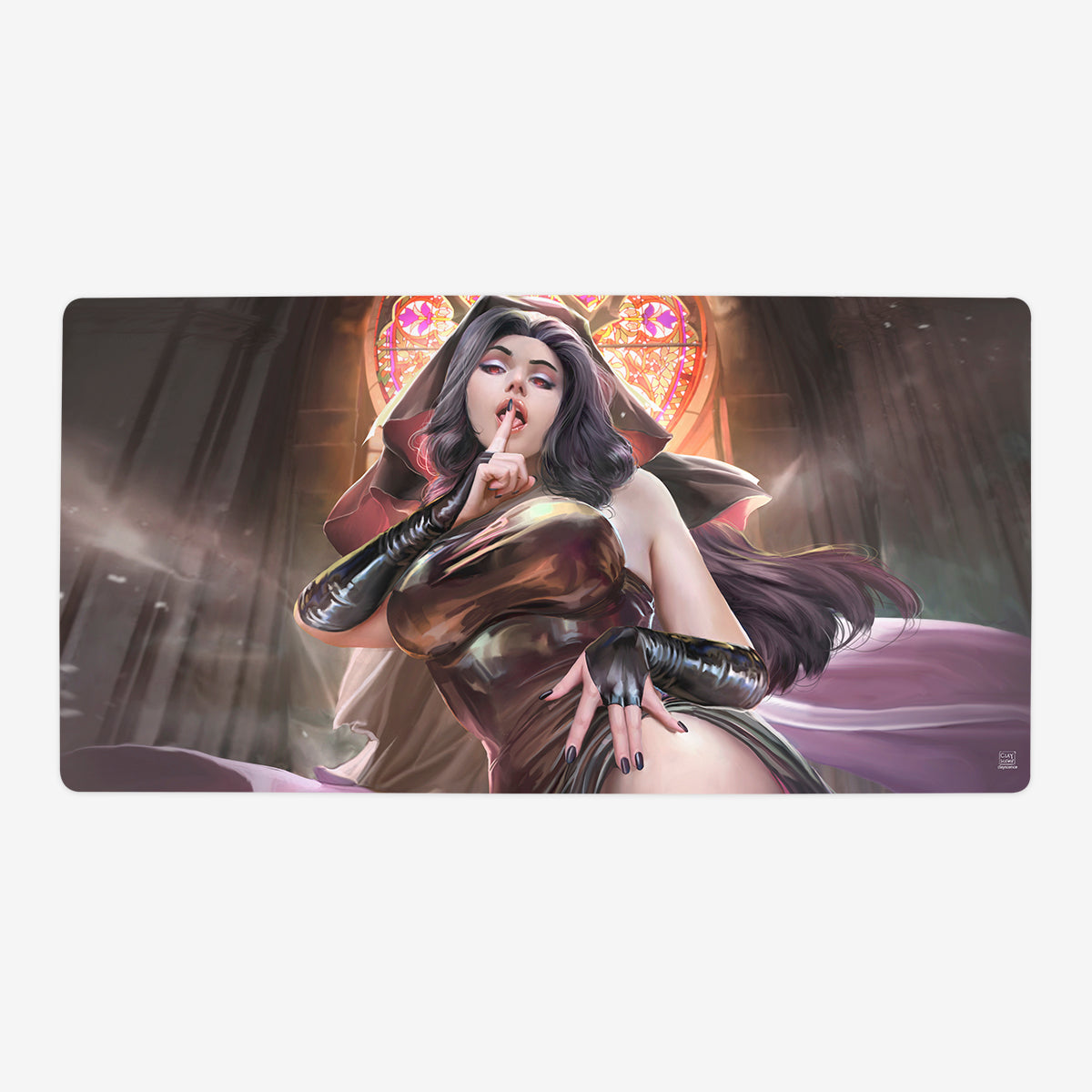 Warlock Sinner Playmat - Premium Playmat from Inked Gaming - Just $34.99! Shop now at Game Crave Tournament Store