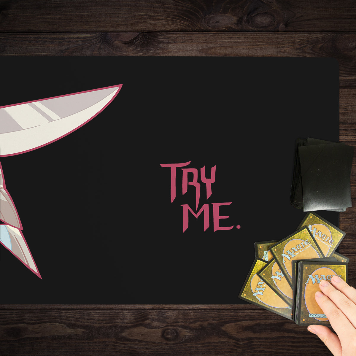 Try Me Playmat - Premium Playmat from Inked Gaming - Just $34.99! Shop now at Game Crave Tournament Store