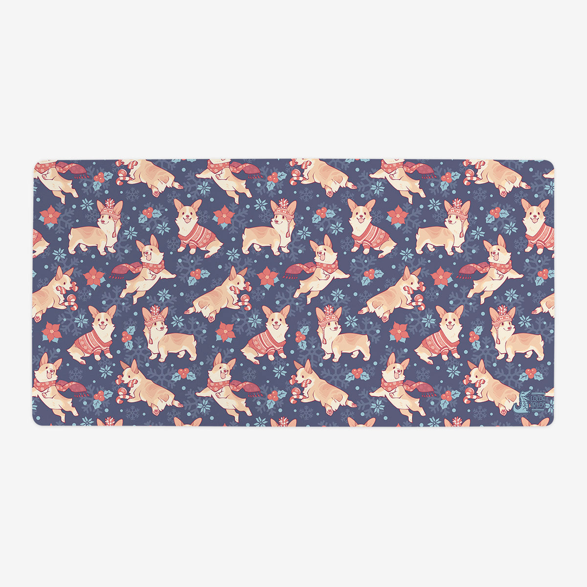 Winter Corgis Playmat - Premium Playmat from Inked Gaming - Just $34.99! Shop now at Game Crave Tournament Store