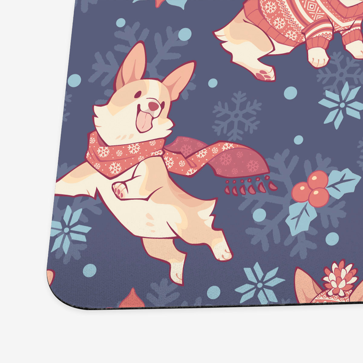 Winter Corgis Playmat - Premium Playmat from Inked Gaming - Just $34.99! Shop now at Game Crave Tournament Store