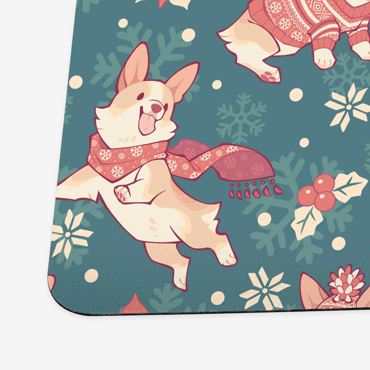 Winter Corgis Playmat - Premium Playmat from Inked Gaming - Just $34.99! Shop now at Game Crave Tournament Store