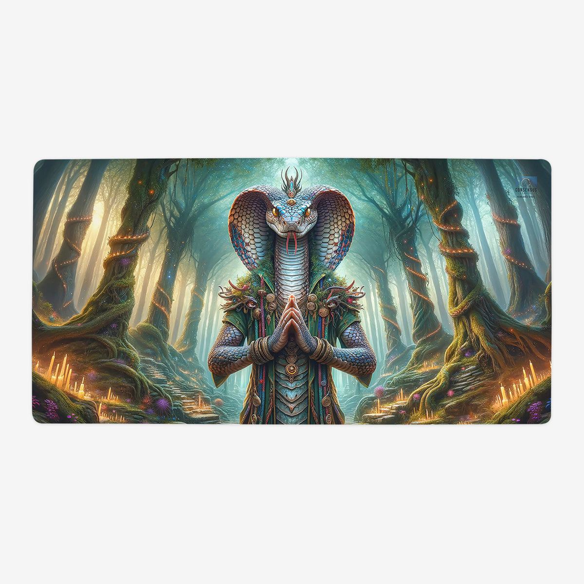 Snake Shaman Playmat - Premium Playmat from Inked Gaming - Just $34.99! Shop now at Game Crave Tournament Store