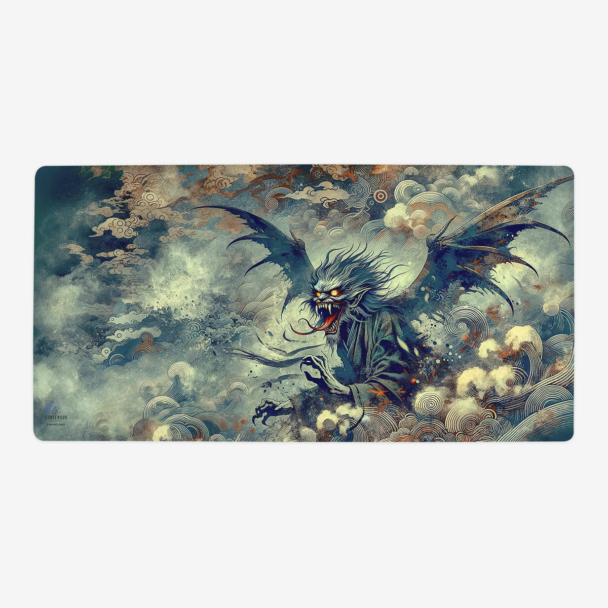 Vampire Demon Playmat - Premium Playmat from Inked Gaming - Just $34.99! Shop now at Game Crave Tournament Store