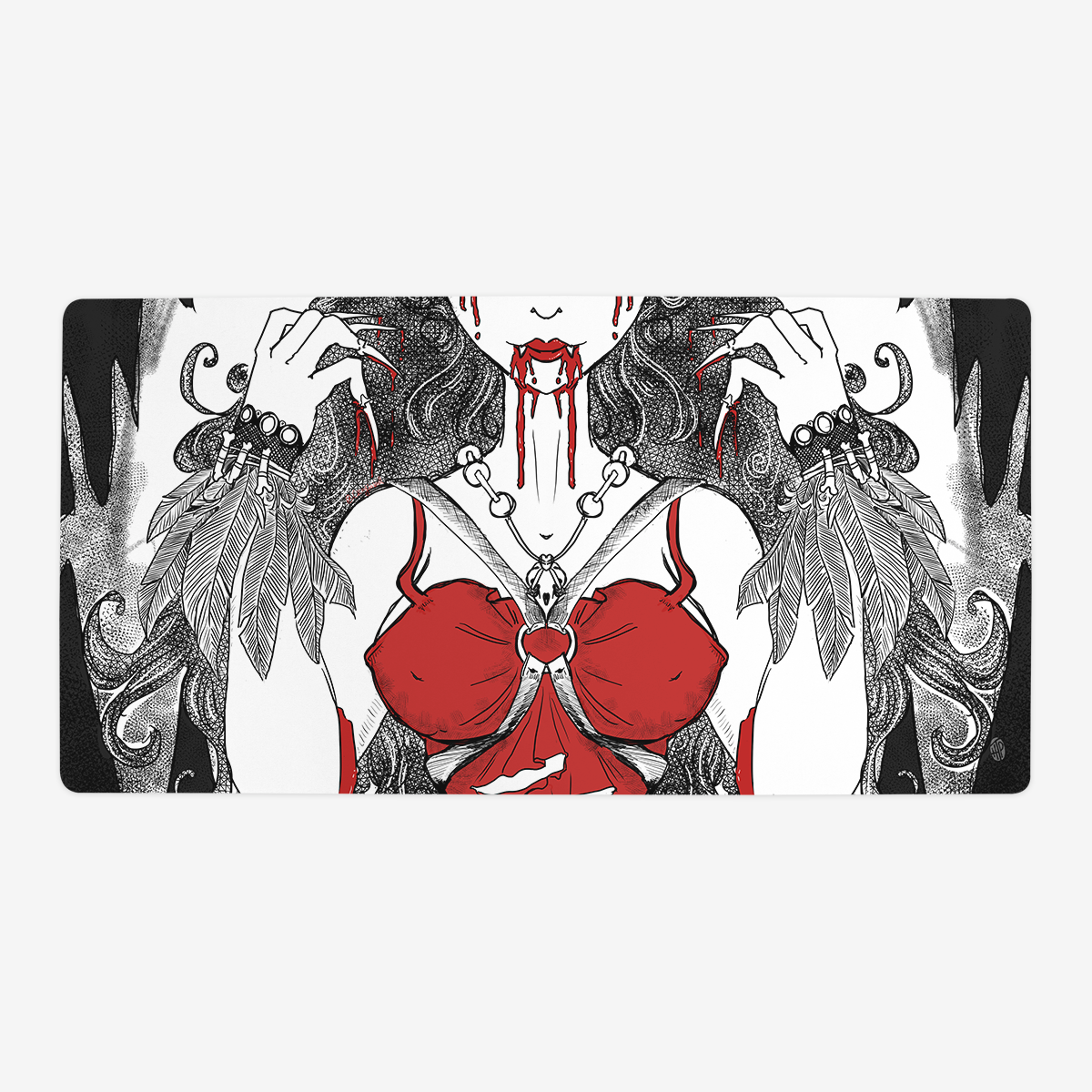 Vampiric Priestess Playmat - Premium Playmat from Inked Gaming - Just $34.99! Shop now at Game Crave Tournament Store