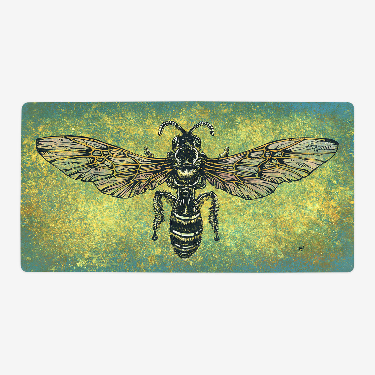 The Bee Playmat - Premium Playmat from Inked Gaming - Just $34.99! Shop now at Game Crave Tournament Store