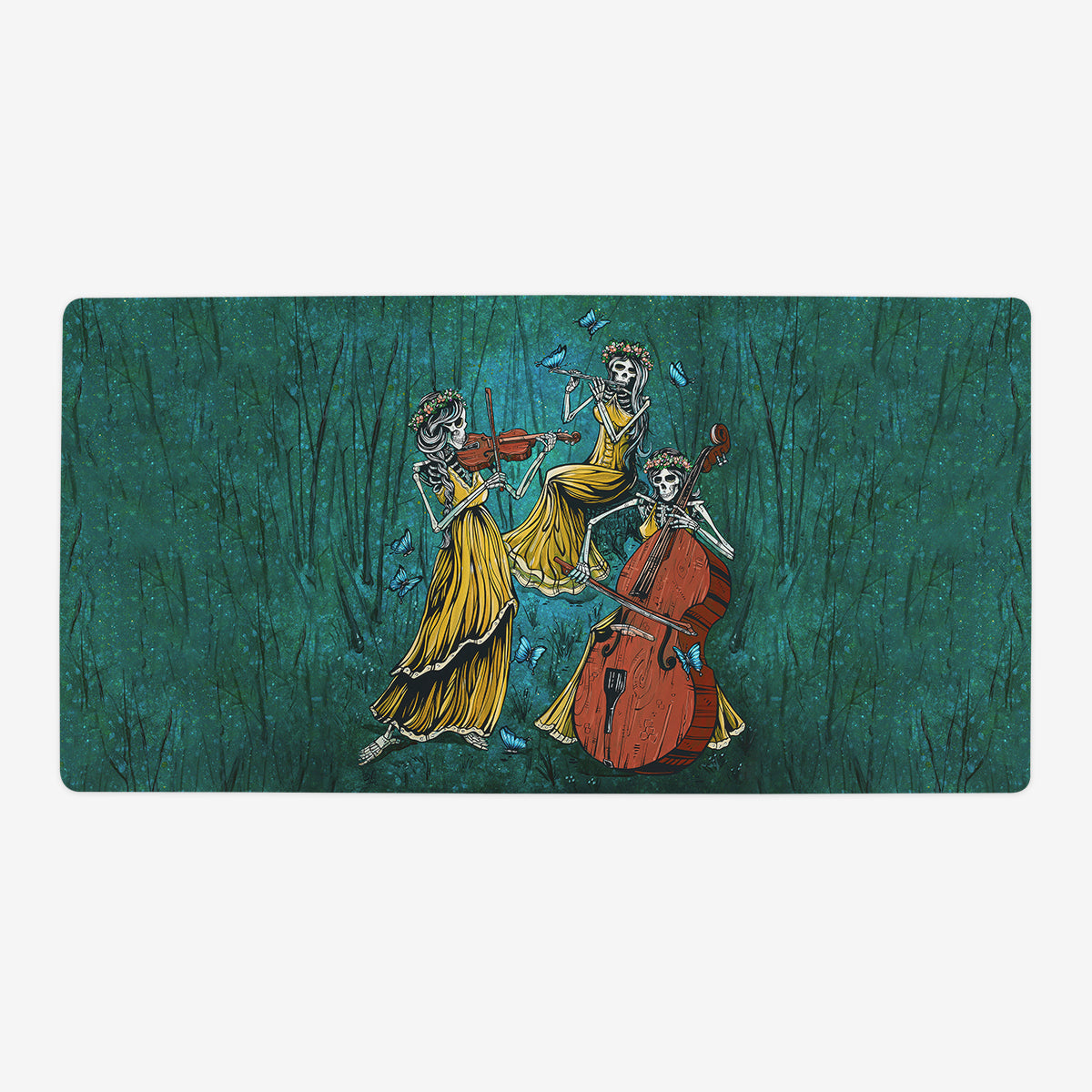 The Three Playmat - Premium Playmat from Inked Gaming - Just $34.99! Shop now at Game Crave Tournament Store