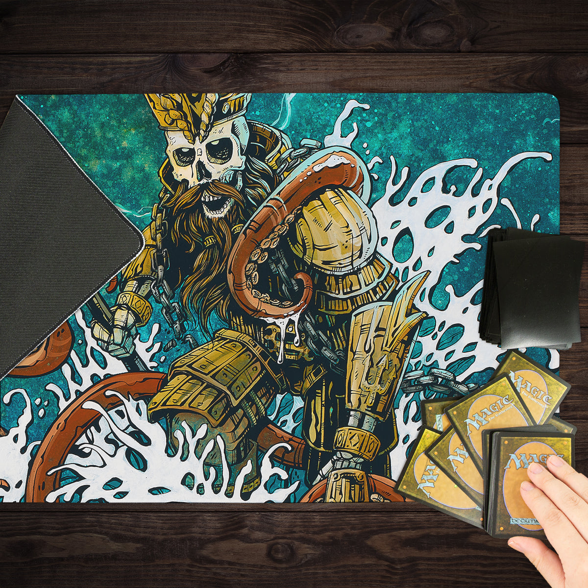 Treacherous Waters Playmat - Premium Playmat from Inked Gaming - Just $34.99! Shop now at Game Crave Tournament Store