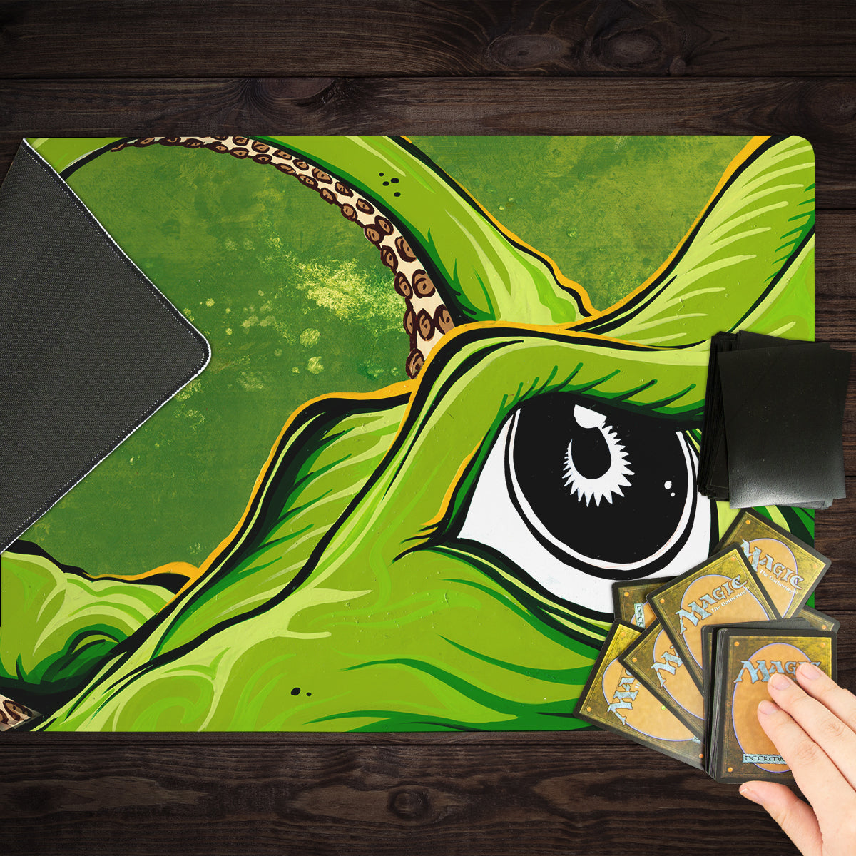 Underwater Curiosity Playmat - Premium Playmat from Inked Gaming - Just $34.99! Shop now at Game Crave Tournament Store