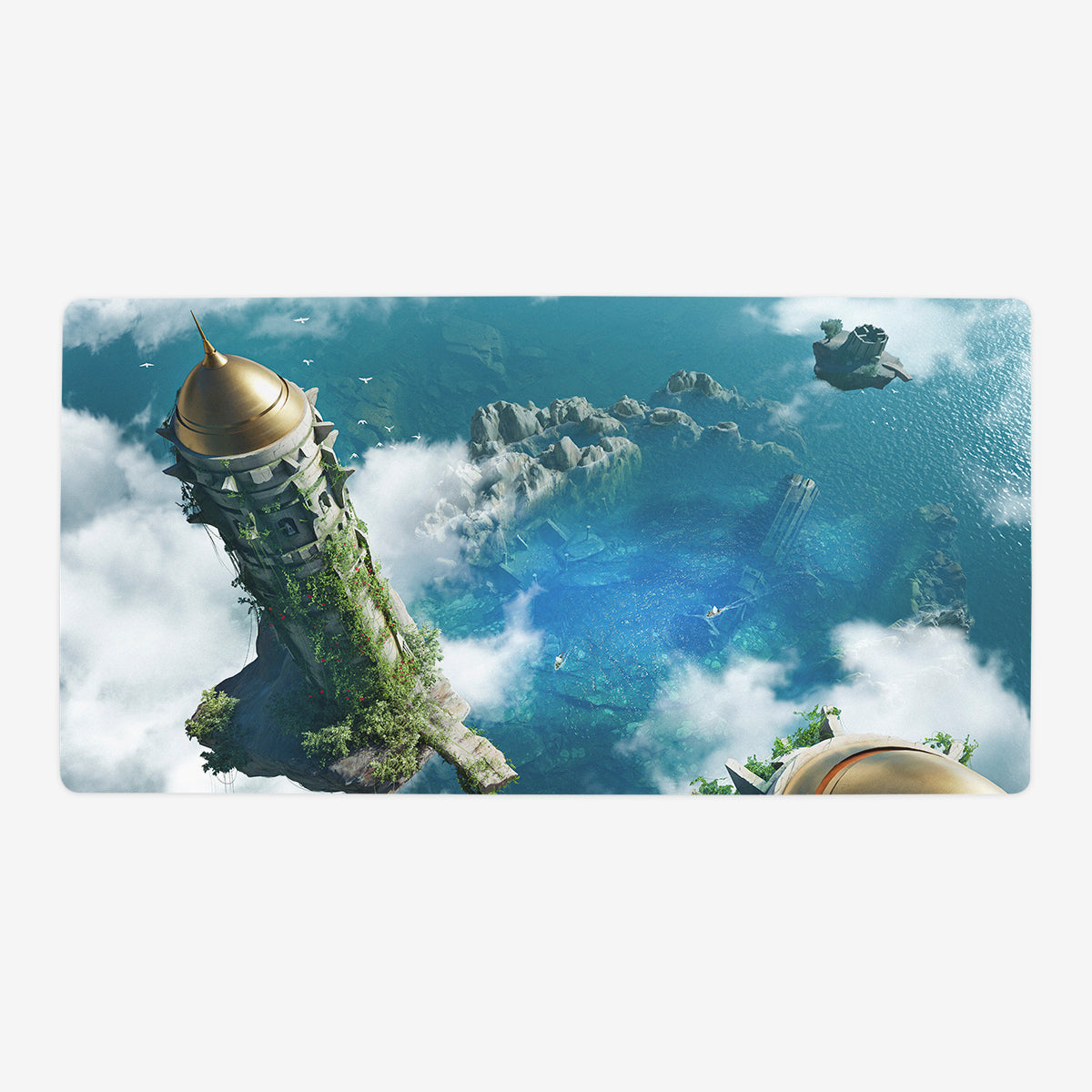 The Forgotten Towers Playmat - Premium Playmat from Inked Gaming - Just $34.99! Shop now at Game Crave Tournament Store