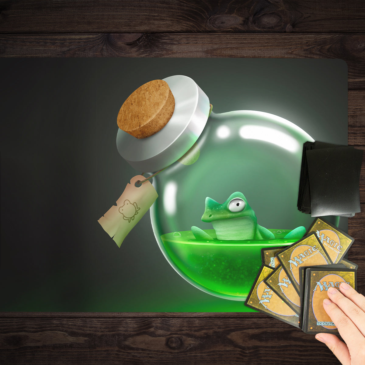 The Frog Potion Playmat - Premium Playmat from Inked Gaming - Just $34.99! Shop now at Game Crave Tournament Store