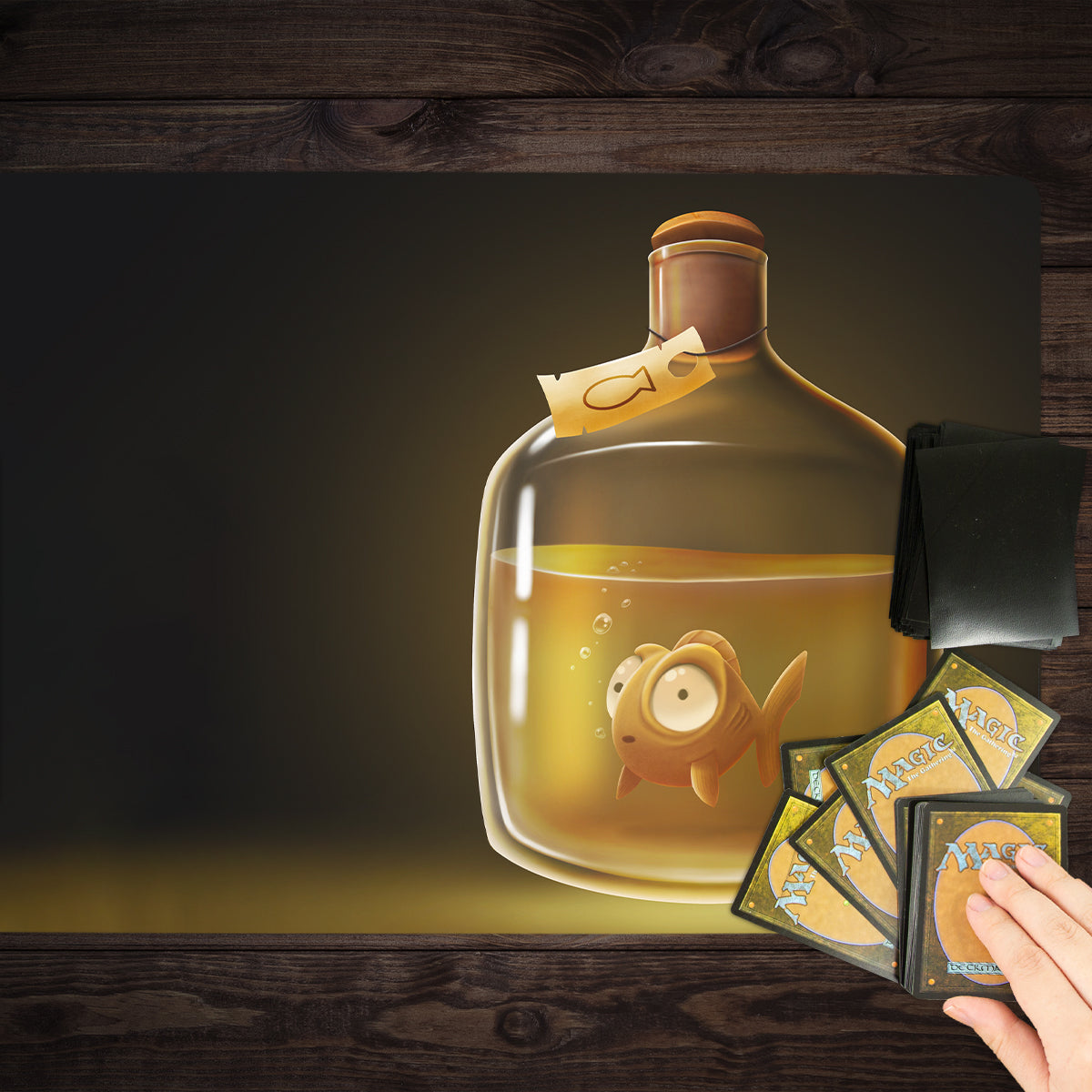 The Goldfish Potion Playmat - Premium Playmat from Inked Gaming - Just $34.99! Shop now at Game Crave Tournament Store
