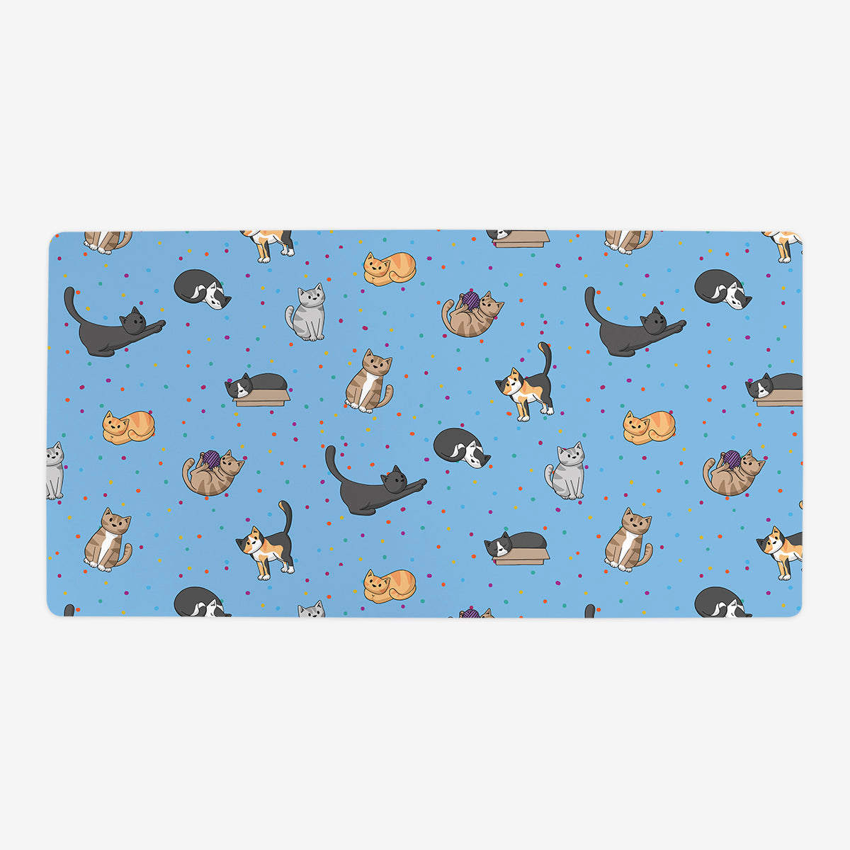 Spotty Cat Pattern Playmat - Premium Playmat from Inked Gaming - Just $34.99! Shop now at Game Crave Tournament Store