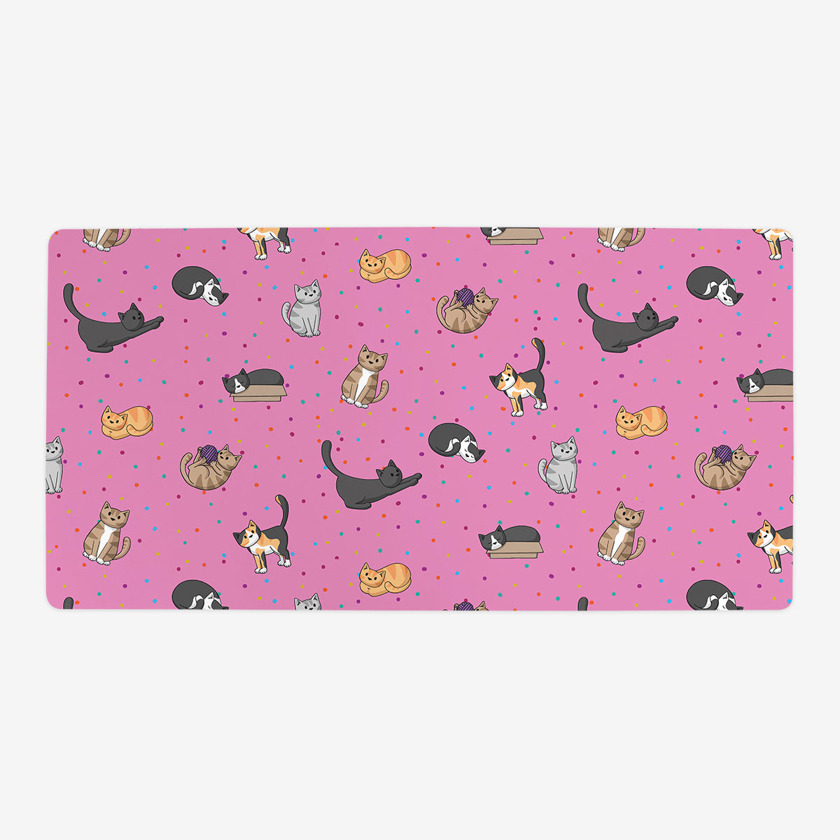 Spotty Cat Pattern Playmat - Premium Playmat from Inked Gaming - Just $34.99! Shop now at Game Crave Tournament Store