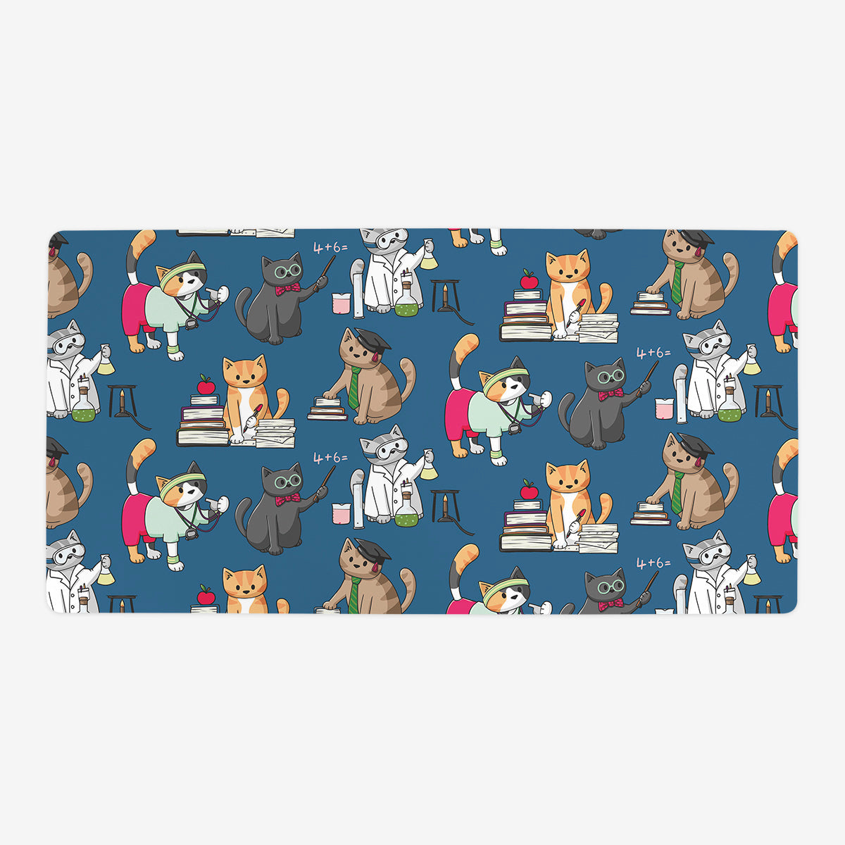 Teacher Cats Playmat - Premium Playmat from Inked Gaming - Just $34.99! Shop now at Game Crave Tournament Store