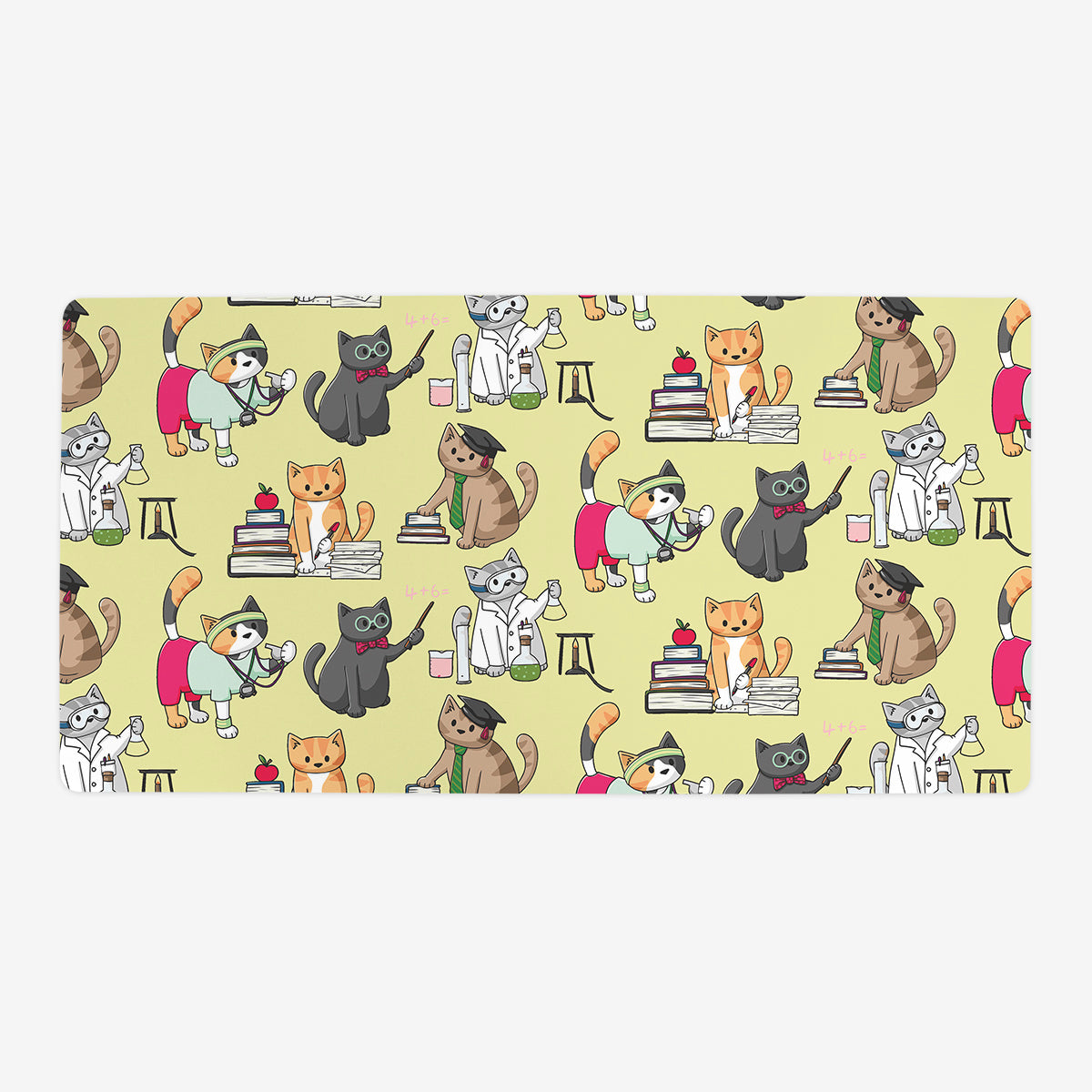 Teacher Cats Playmat - Premium Playmat from Inked Gaming - Just $34.99! Shop now at Game Crave Tournament Store