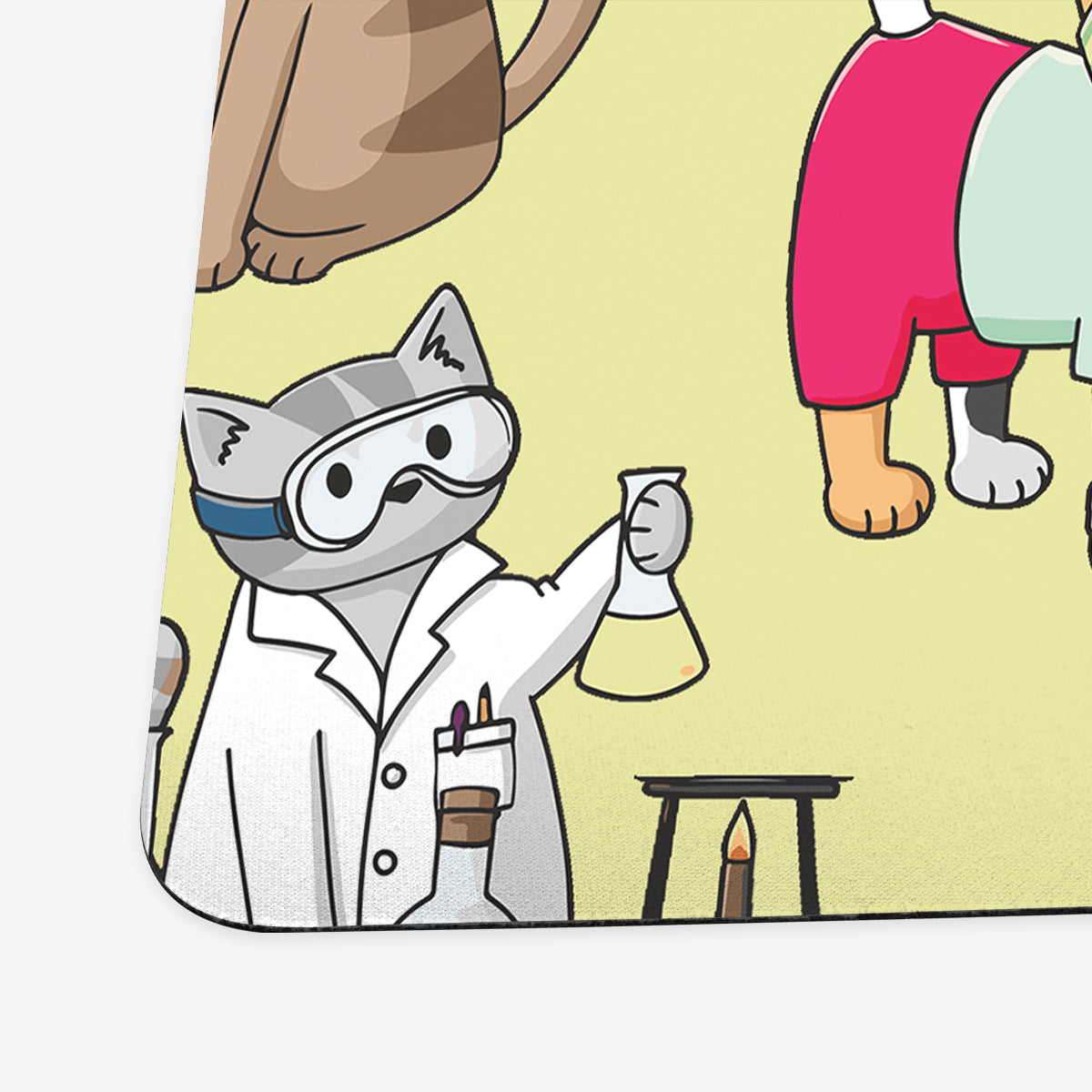 Teacher Cats Playmat - Premium Playmat from Inked Gaming - Just $34.99! Shop now at Game Crave Tournament Store