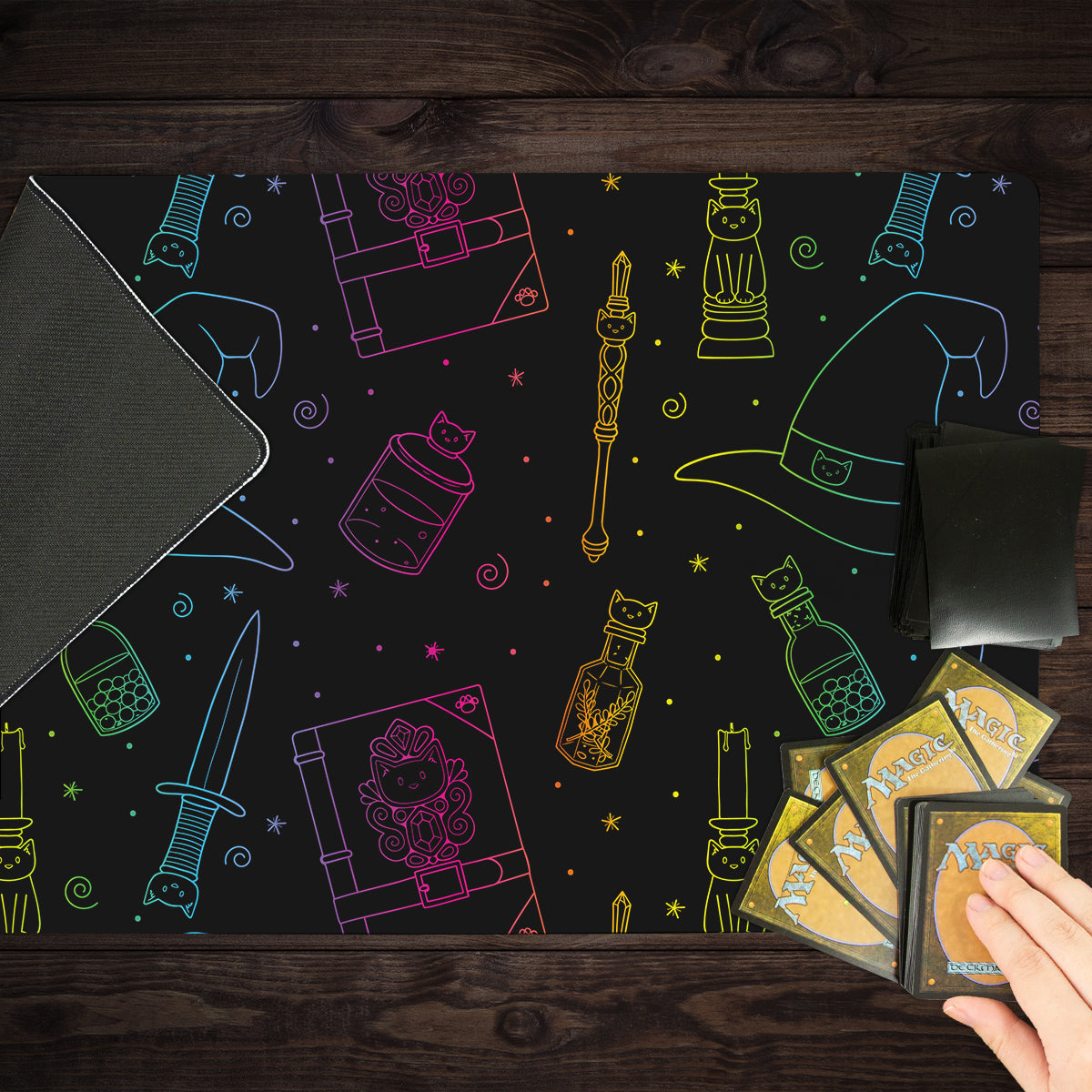 Witchy Witchy Playmat - Premium Playmat from Inked Gaming - Just $34.99! Shop now at Game Crave Tournament Store