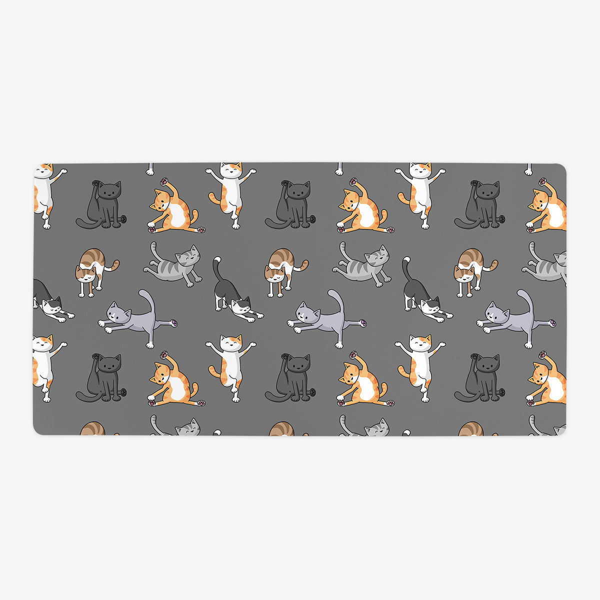 Yoga Cats Playmat - Premium Playmat from Inked Gaming - Just $34.99! Shop now at Game Crave Tournament Store
