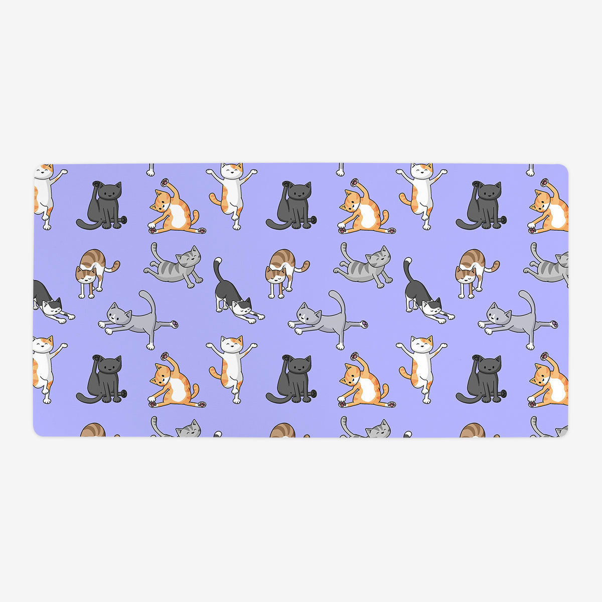 Yoga Cats Playmat - Premium Playmat from Inked Gaming - Just $34.99! Shop now at Game Crave Tournament Store