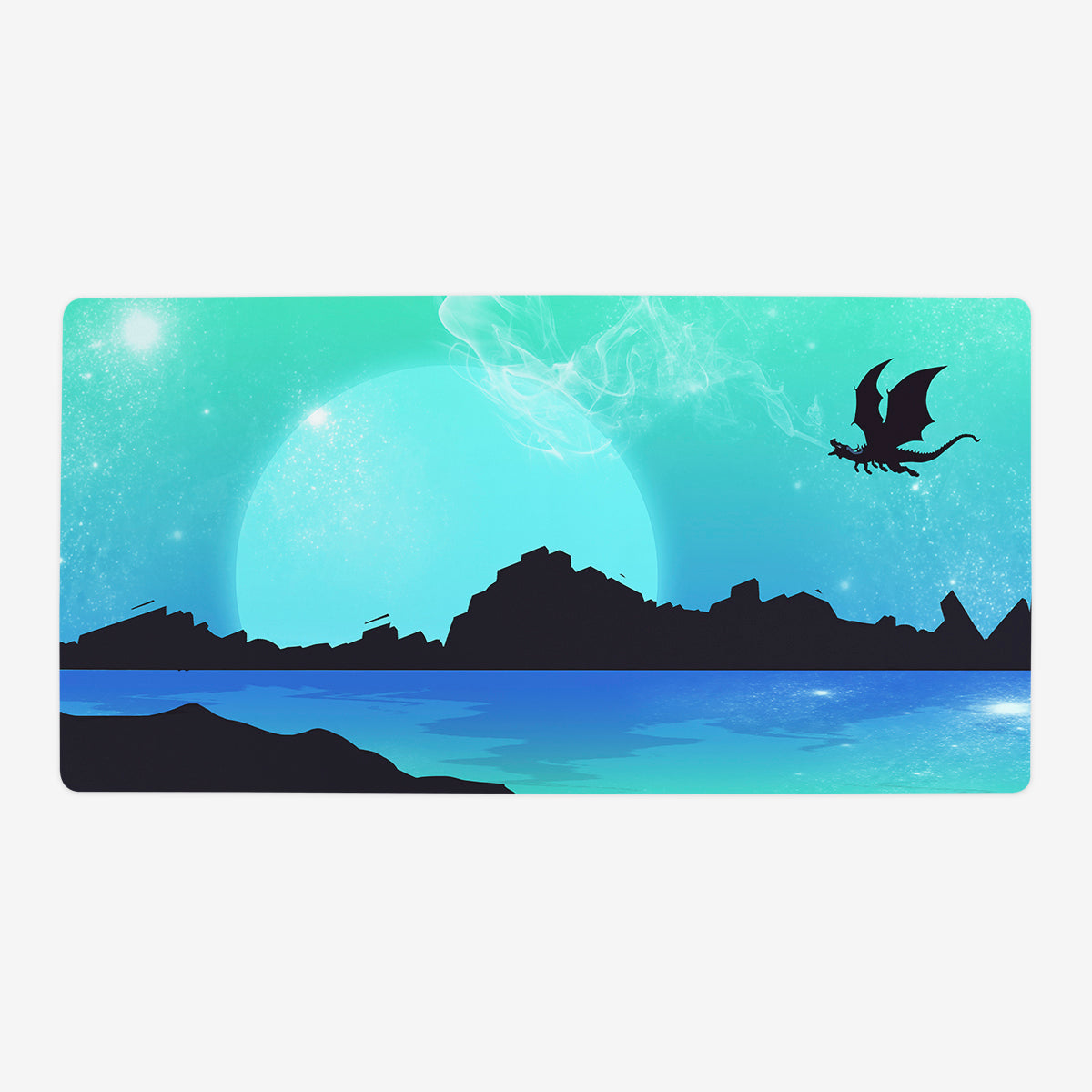 Synth Dragon Dreamscape Playmat - Premium Playmat from Inked Gaming - Just $34.99! Shop now at Game Crave Tournament Store