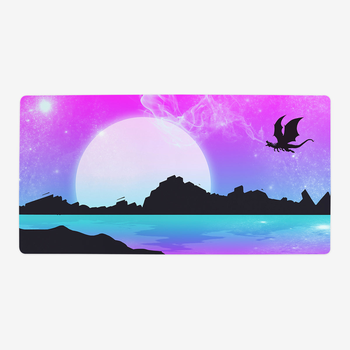 Synth Dragon Dreamscape Playmat - Premium Playmat from Inked Gaming - Just $34.99! Shop now at Game Crave Tournament Store