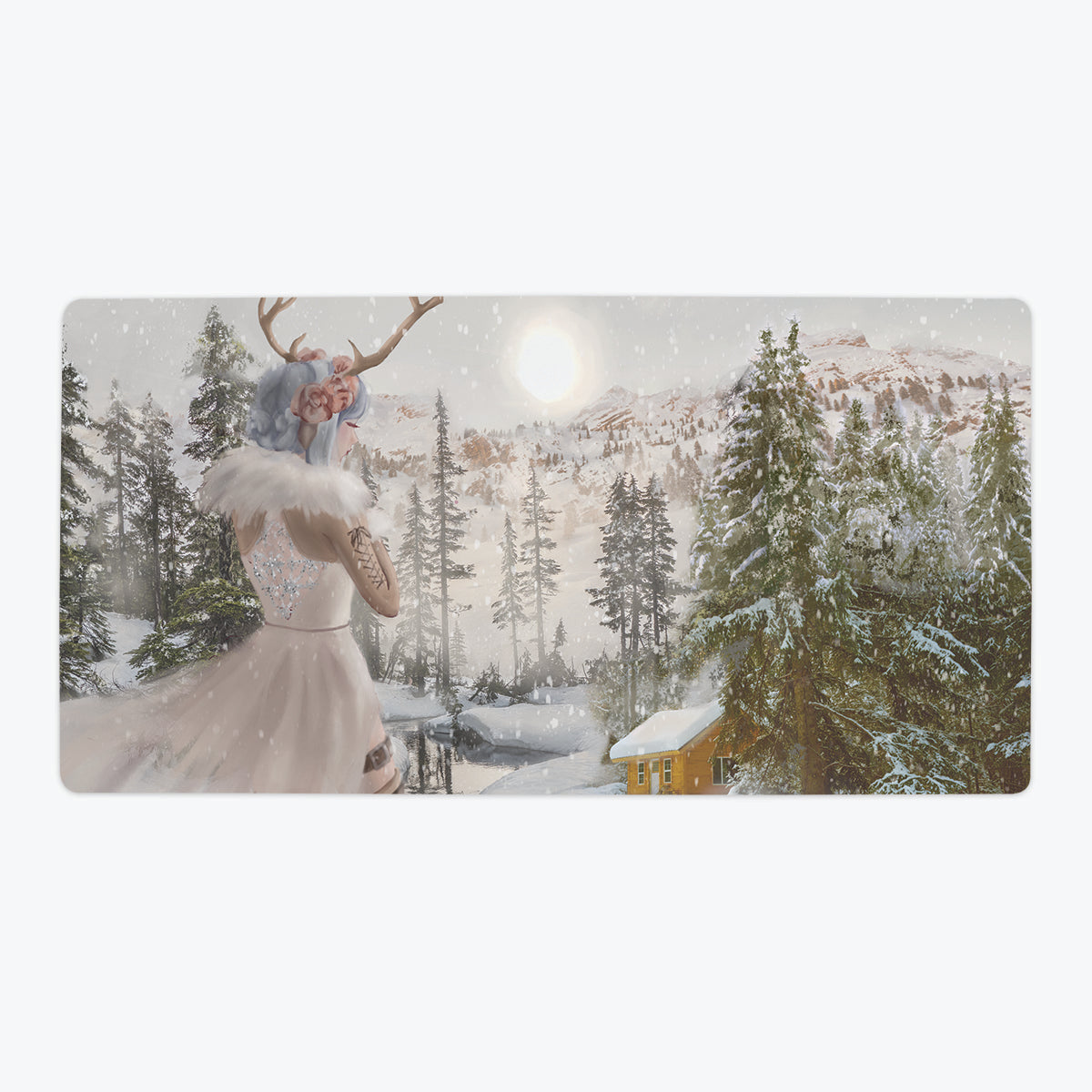 Snow Queen Playmat - Premium Playmat from Inked Gaming - Just $34.99! Shop now at Game Crave Tournament Store