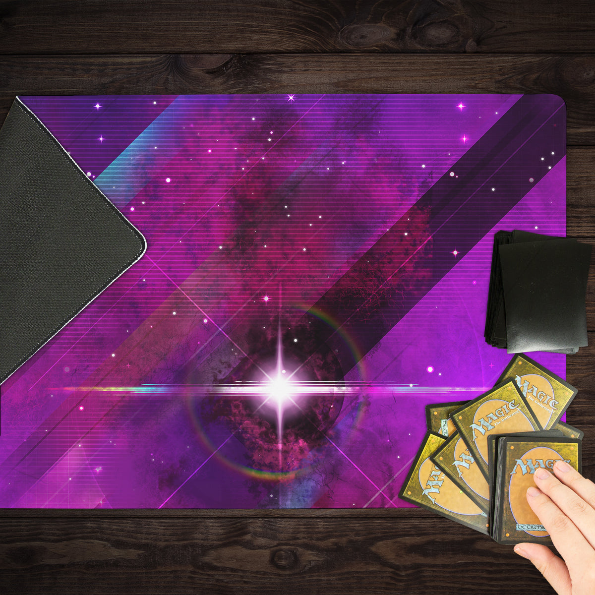 Space Portal to the Arcade Dimension Playmat - Premium Playmat from Inked Gaming - Just $34.99! Shop now at Game Crave Tournament Store