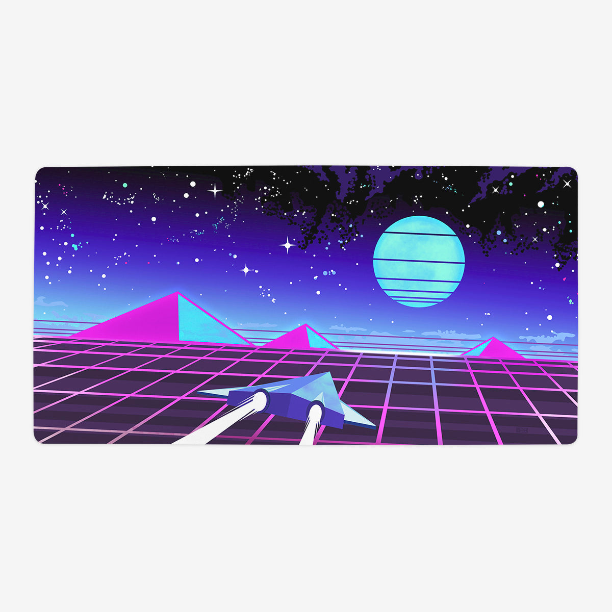 Space Race 3024 The Arcade Playmat - Premium Playmat from Inked Gaming - Just $34.99! Shop now at Game Crave Tournament Store
