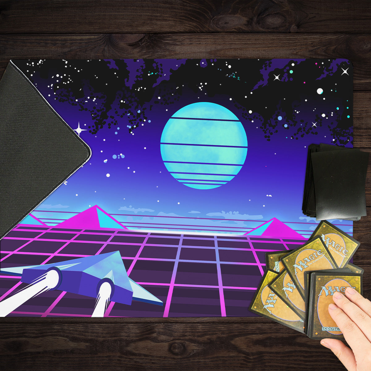 Space Race 3024 The Arcade Playmat - Premium Playmat from Inked Gaming - Just $34.99! Shop now at Game Crave Tournament Store