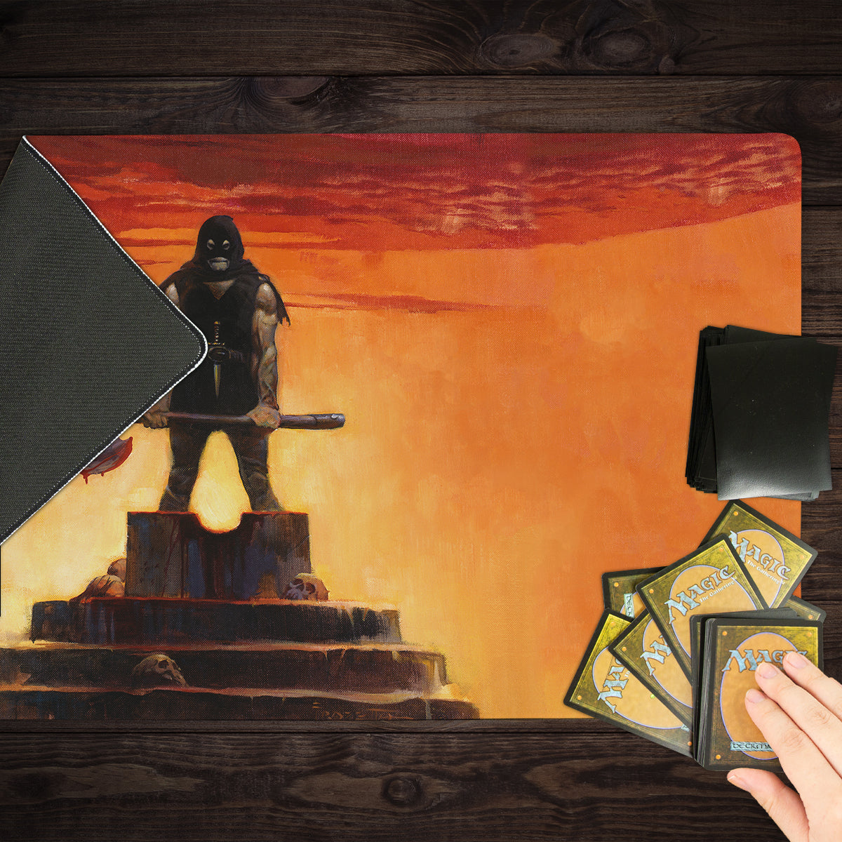 The Executioner Playmat - Premium Playmat from Inked Gaming - Just $34.99! Shop now at Game Crave Tournament Store