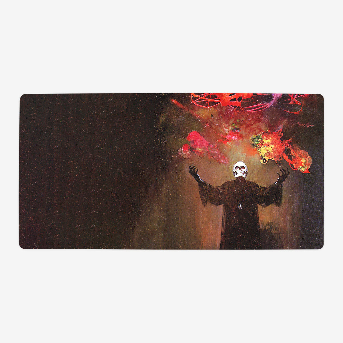 The Skull King Playmat - Premium Playmat from Inked Gaming - Just $34.99! Shop now at Game Crave Tournament Store