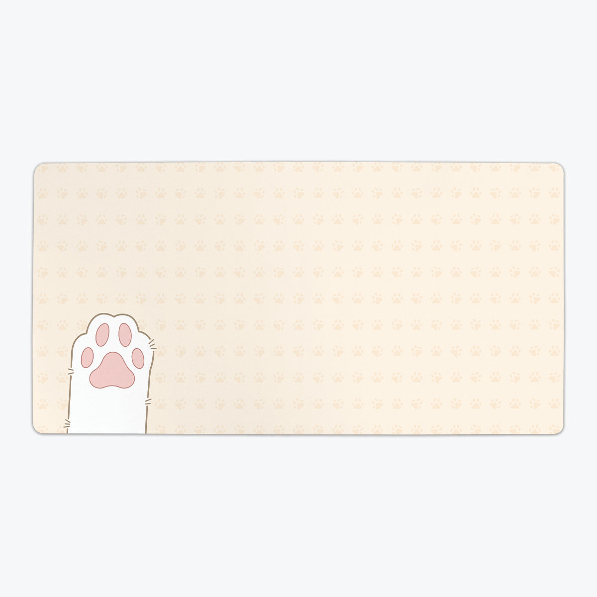 White Bean Kitten Paws Playmat - Premium Playmat from Inked Gaming - Just $34.99! Shop now at Game Crave Tournament Store