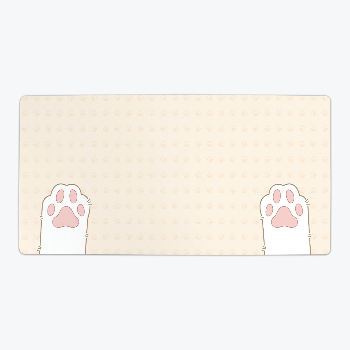 White Bean Kitten Paws Playmat - Premium Playmat from Inked Gaming - Just $34.99! Shop now at Game Crave Tournament Store
