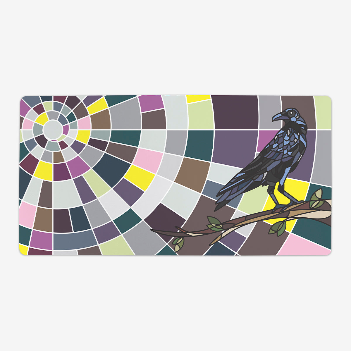 Sunrise Raven Playmat - Premium Playmat from Inked Gaming - Just $34.99! Shop now at Game Crave Tournament Store