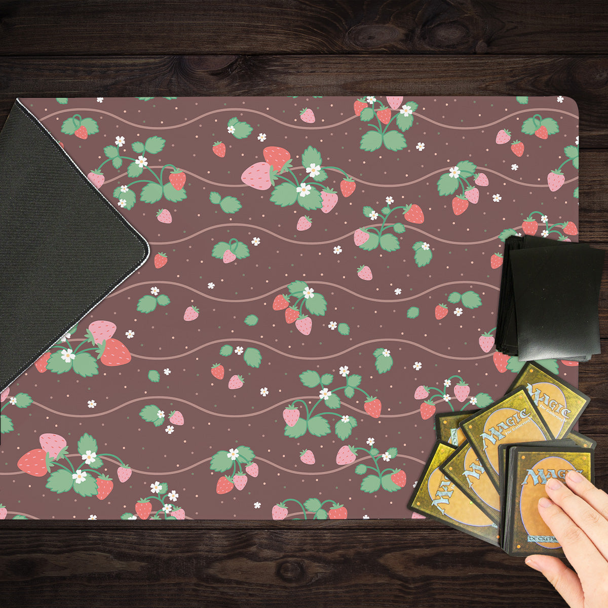 The Strawberry Garden Playmat - Premium Playmat from Inked Gaming - Just $34.99! Shop now at Game Crave Tournament Store