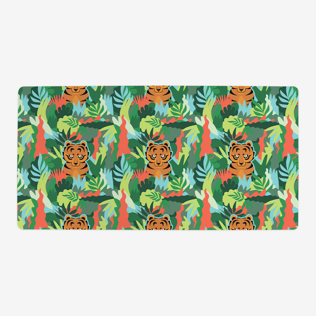 Tigers In The Forest Playmat - Premium Playmat from Inked Gaming - Just $34.99! Shop now at Game Crave Tournament Store