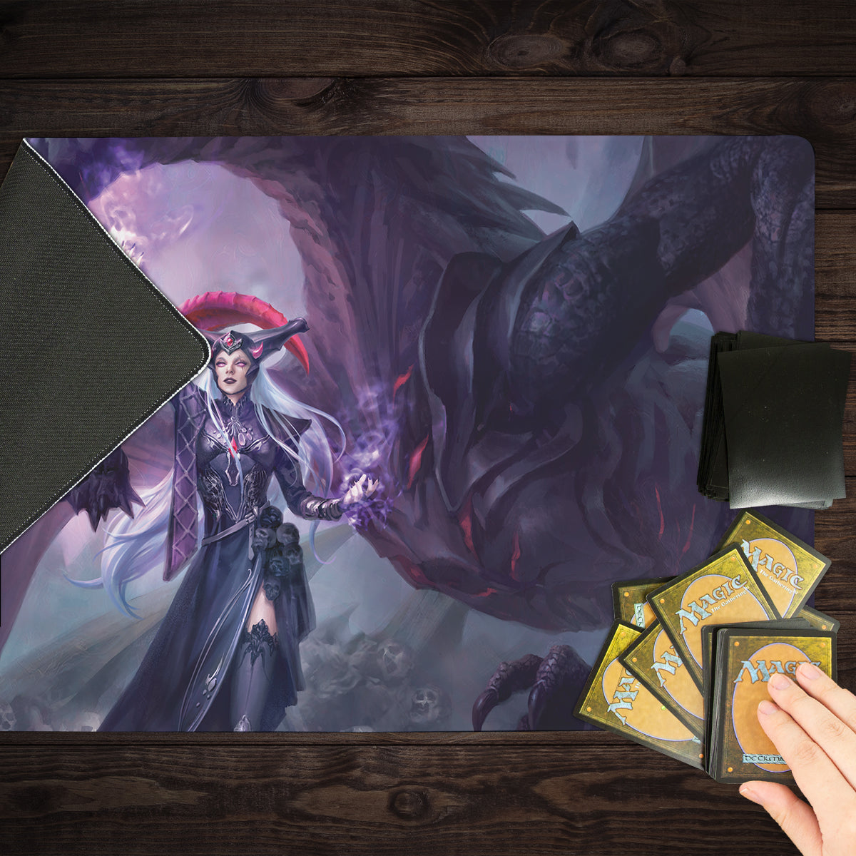 The Necromancer Playmat - Premium Playmat from Inked Gaming - Just $34.99! Shop now at Game Crave Tournament Store
