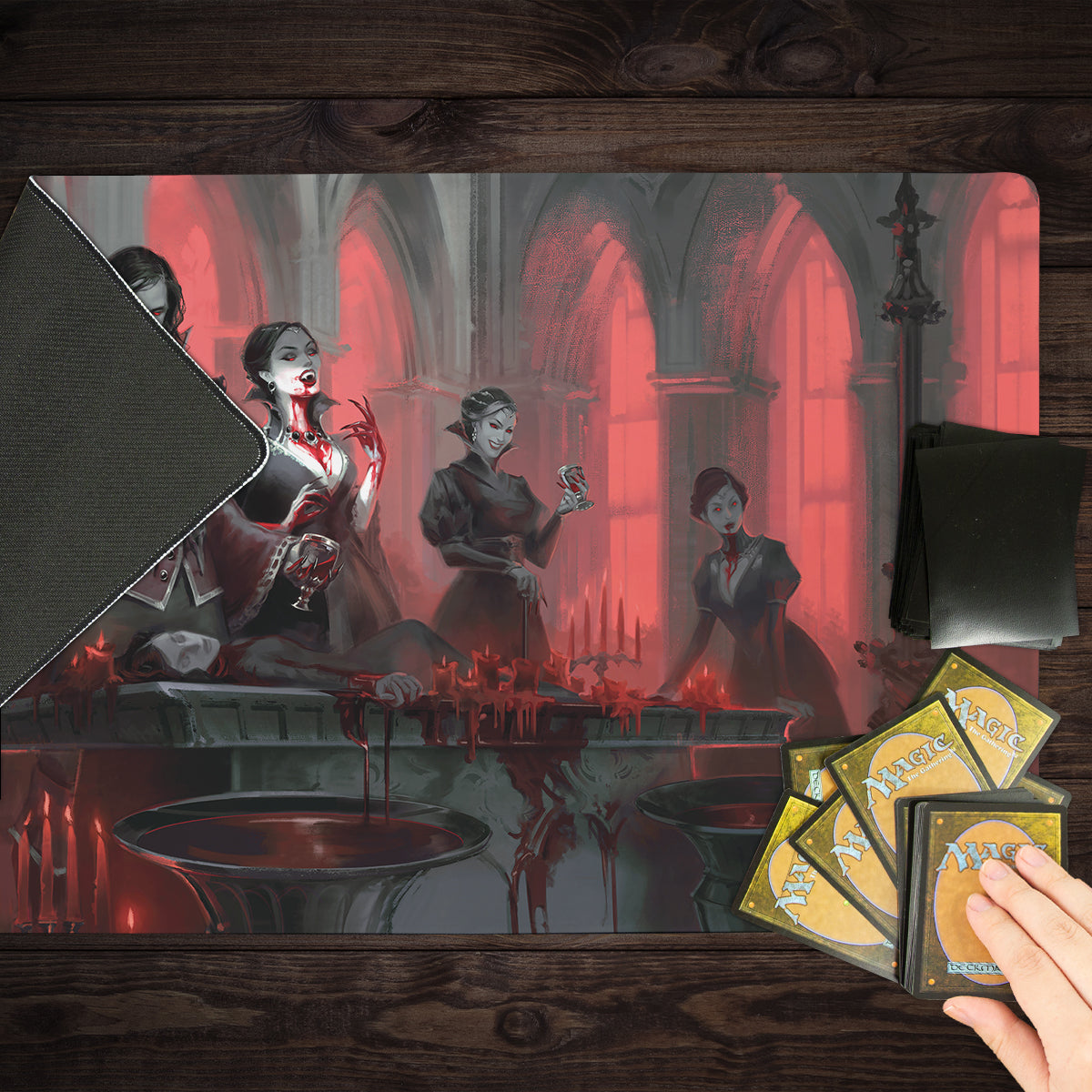 Vampiric Feast Playmat - Premium Playmat from Inked Gaming - Just $34.99! Shop now at Game Crave Tournament Store