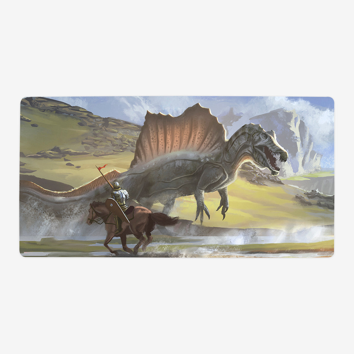 The River Dragon Playmat - Premium Playmat from Inked Gaming - Just $34.99! Shop now at Game Crave Tournament Store