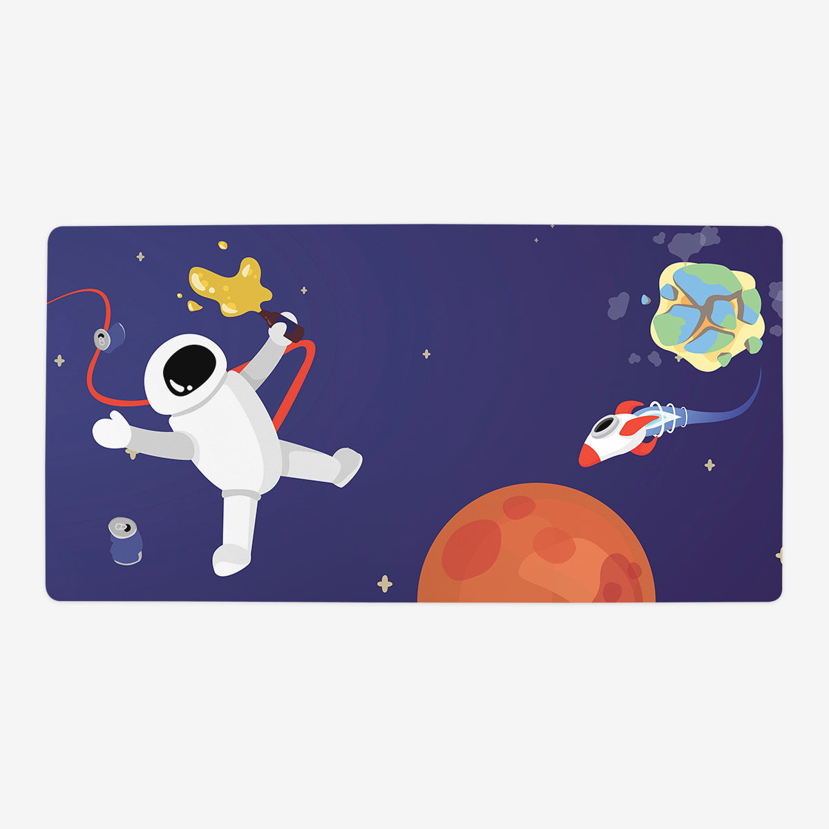 Space Playmat - Premium Playmat from Inked Gaming - Just $34.99! Shop now at Game Crave Tournament Store