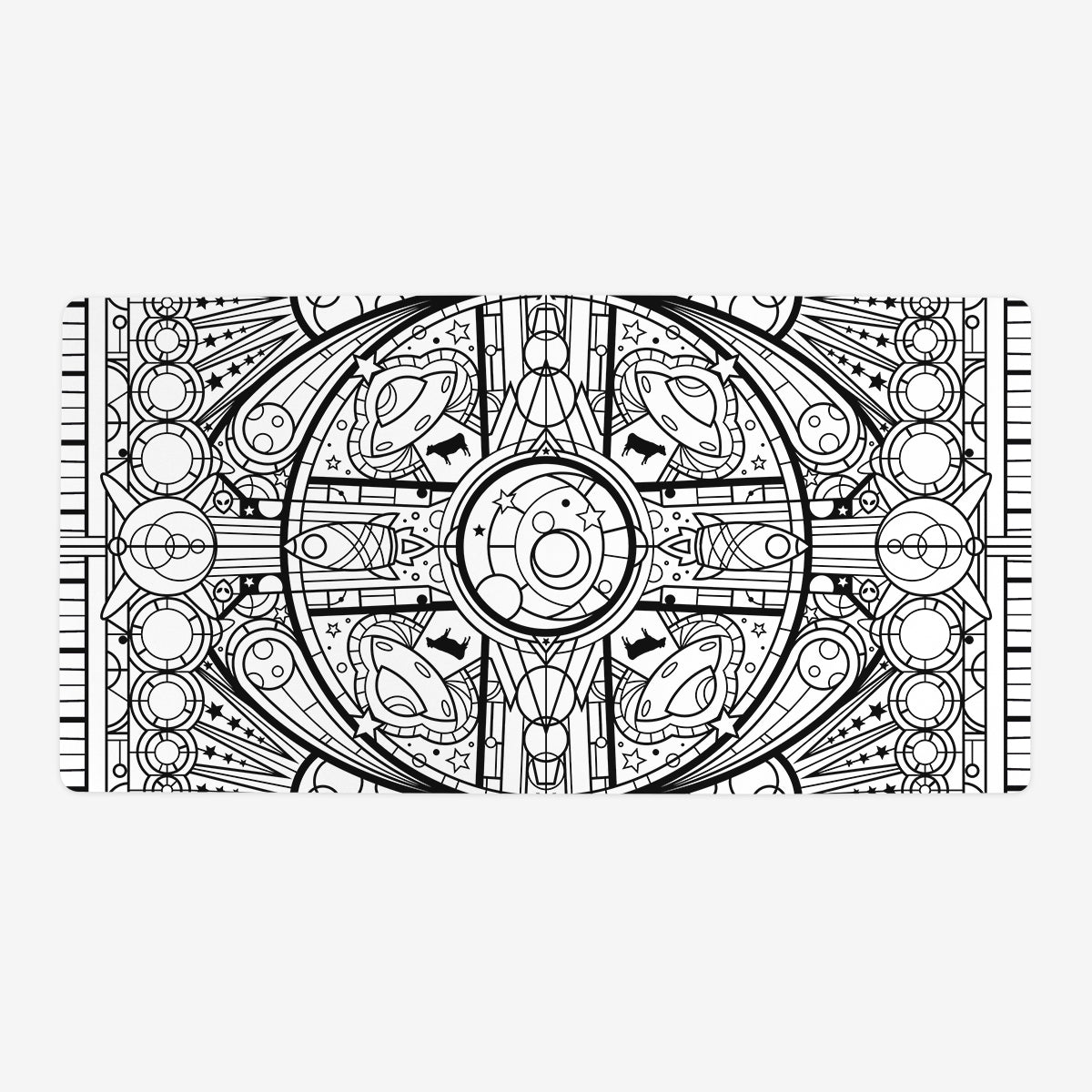 Space Glass Playmat - Premium Playmat from Inked Gaming - Just $34.99! Shop now at Game Crave Tournament Store