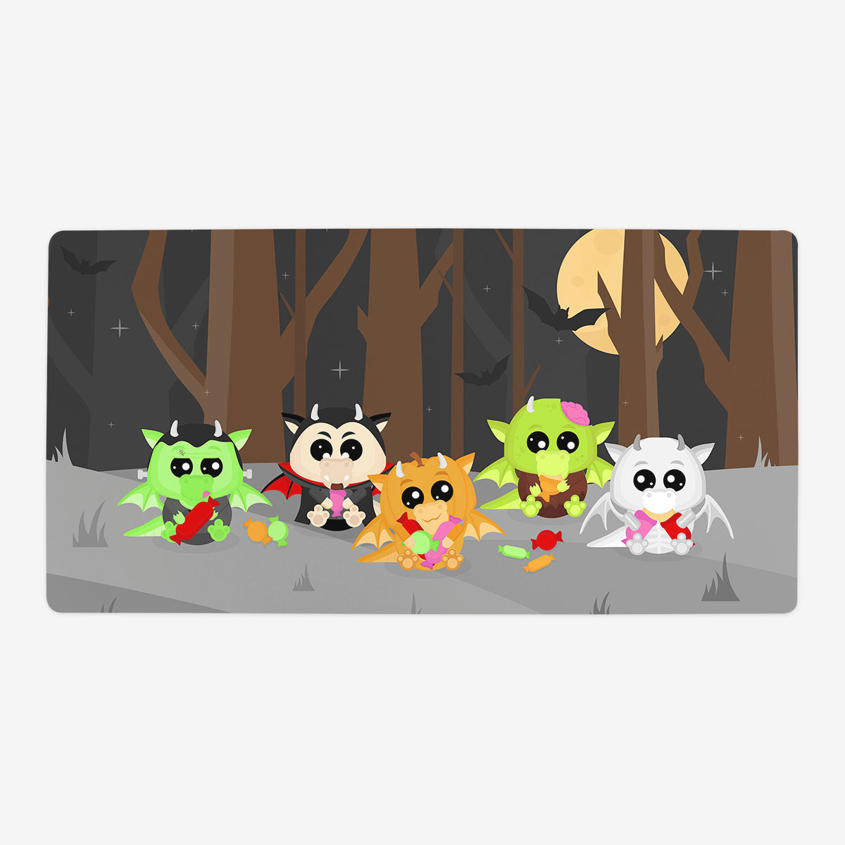 Spooky Dragos Playmat - Premium Playmat from Inked Gaming - Just $34.99! Shop now at Game Crave Tournament Store