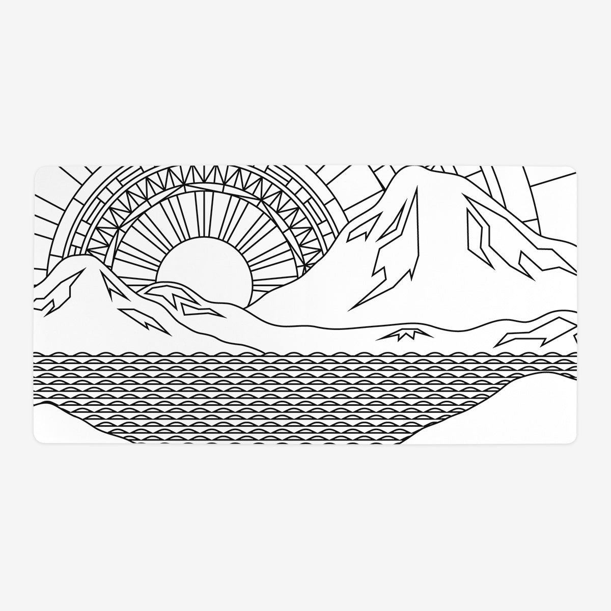 Sunset On The Pacific Playmat - Premium Playmat from Inked Gaming - Just $34.99! Shop now at Game Crave Tournament Store
