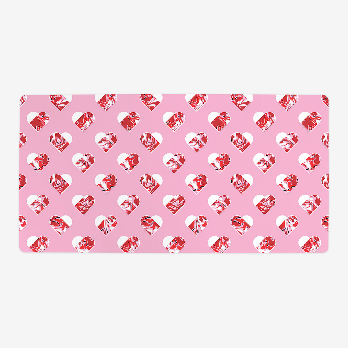 Swirly Hearts Playmat - Premium Playmat from Inked Gaming - Just $34.99! Shop now at Game Crave Tournament Store