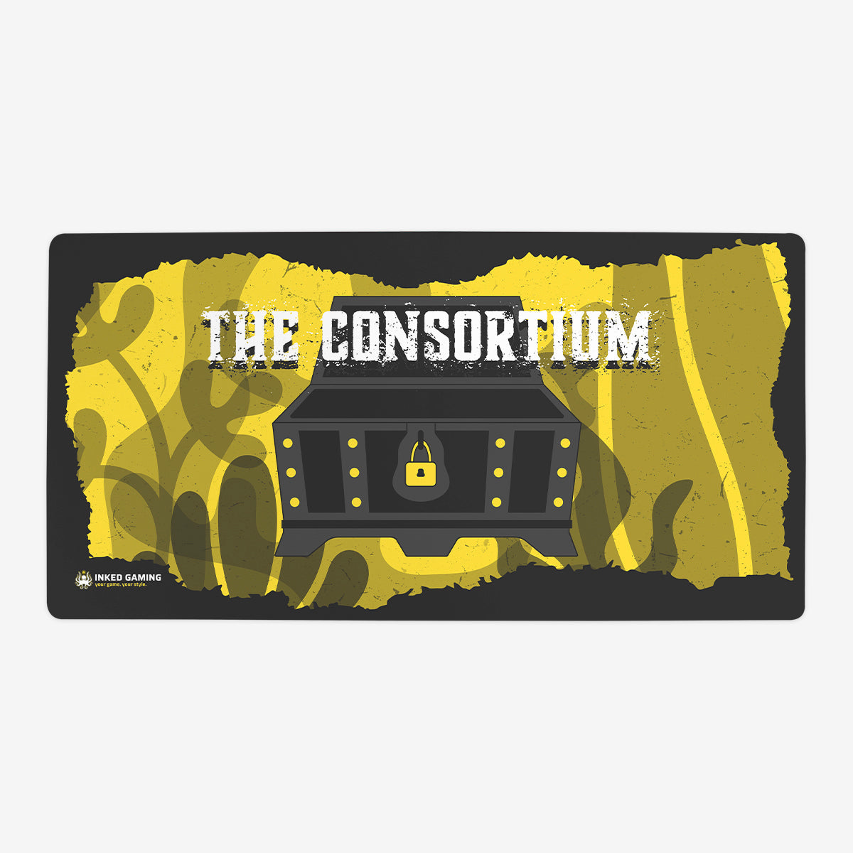 The Consortium Treasure Chest Playmat - Premium Playmat from Inked Gaming - Just $34.99! Shop now at Game Crave Tournament Store