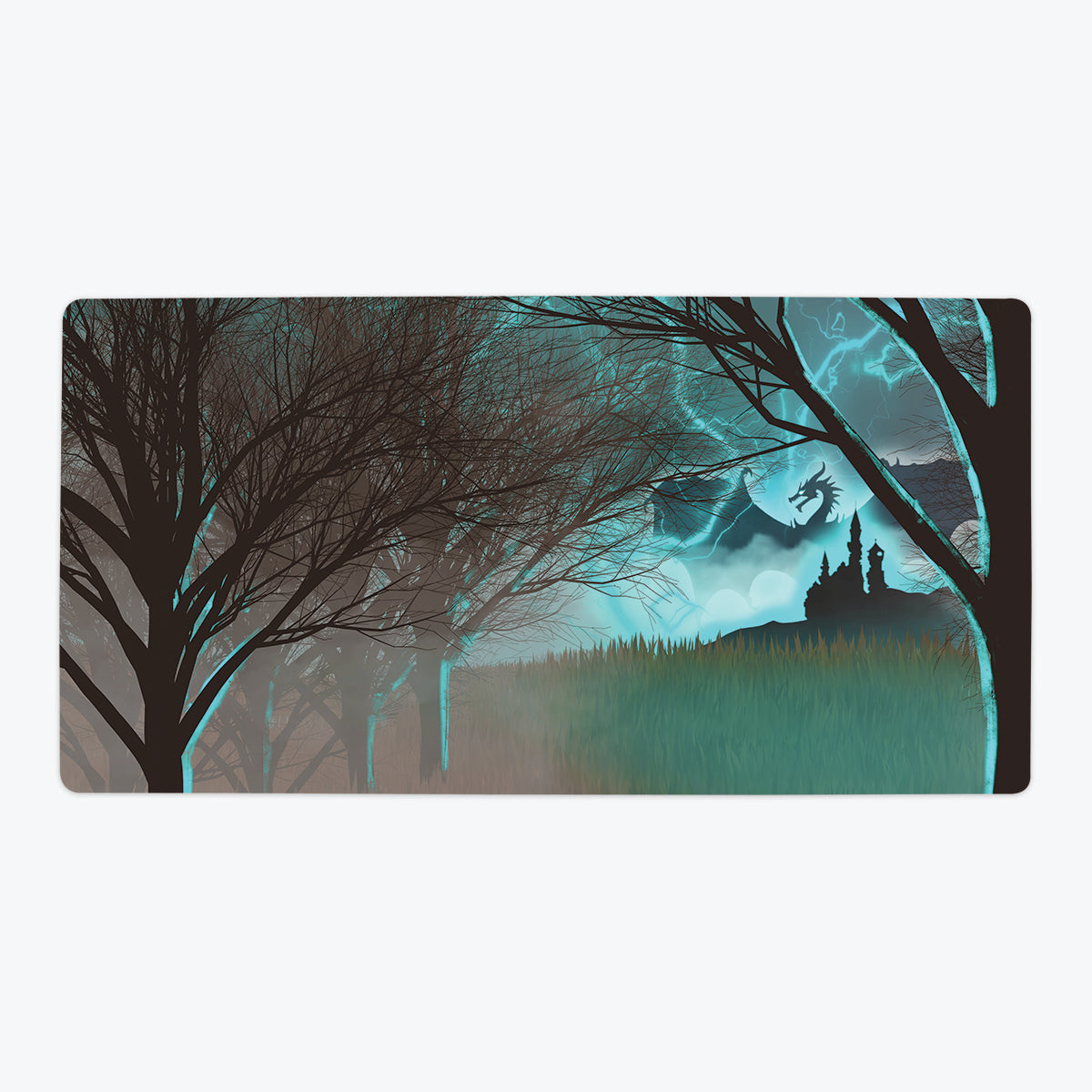 Thunder Dragon Castle Playmat - Premium Playmat from Inked Gaming - Just $34.99! Shop now at Game Crave Tournament Store